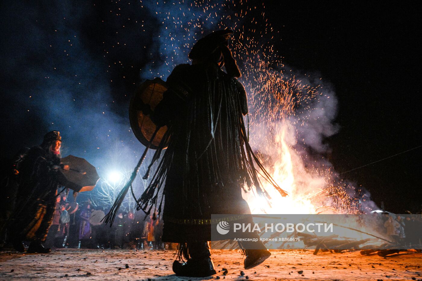 Празднование тувинского Нового года Шагаа