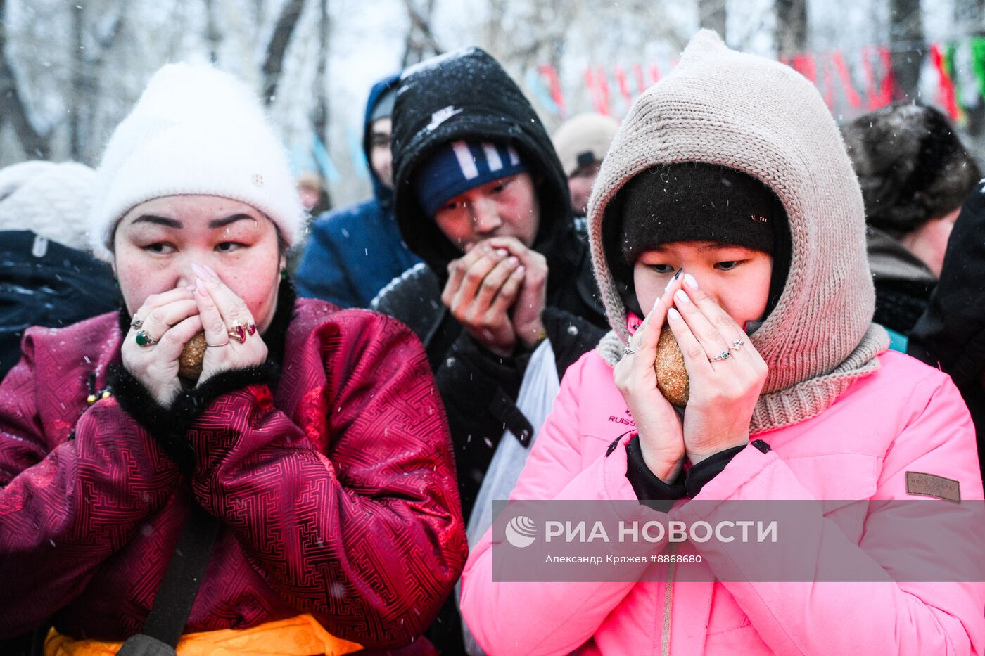 Празднование тувинского Нового года Шагаа