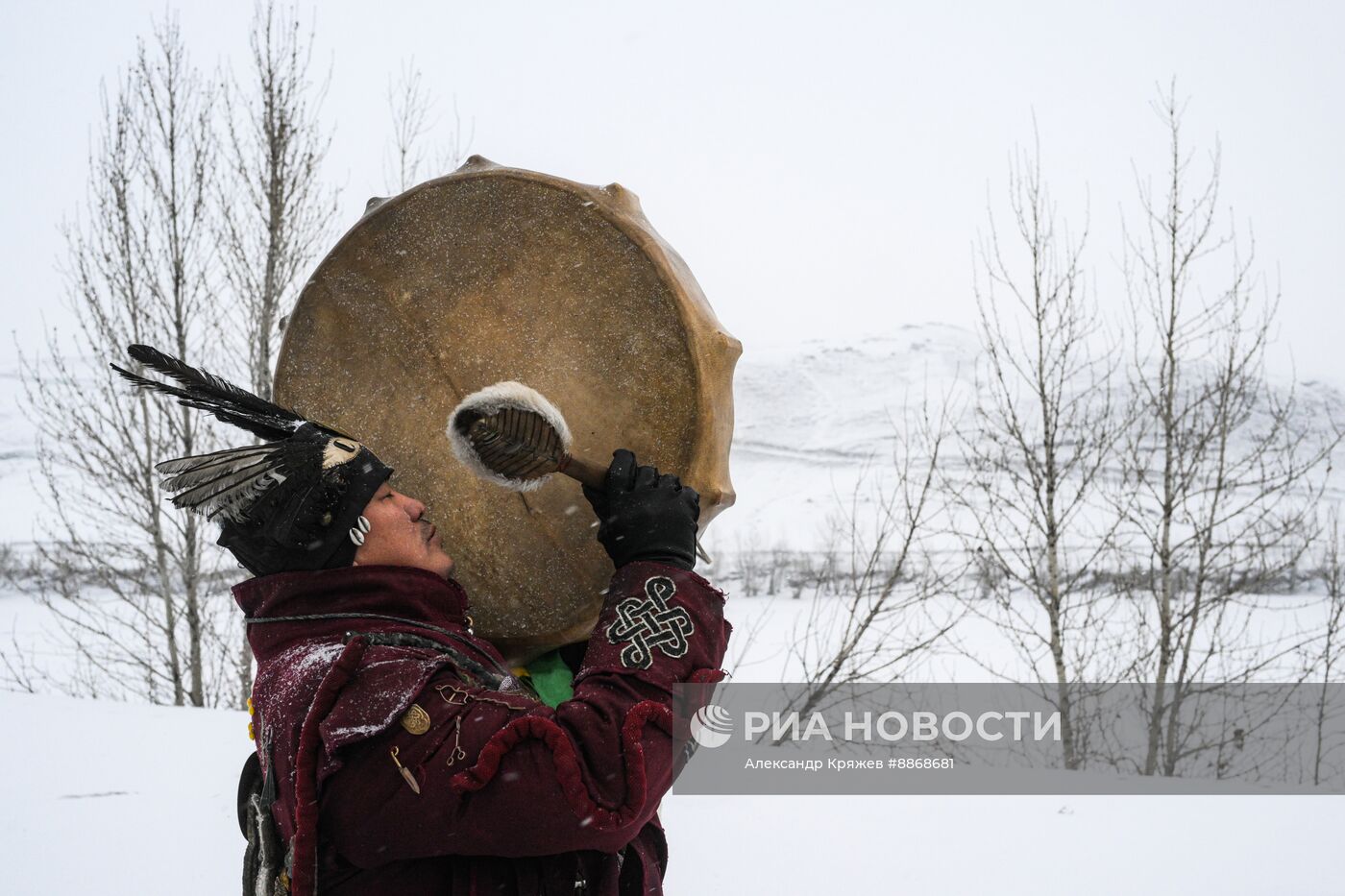 Празднование тувинского Нового года Шагаа