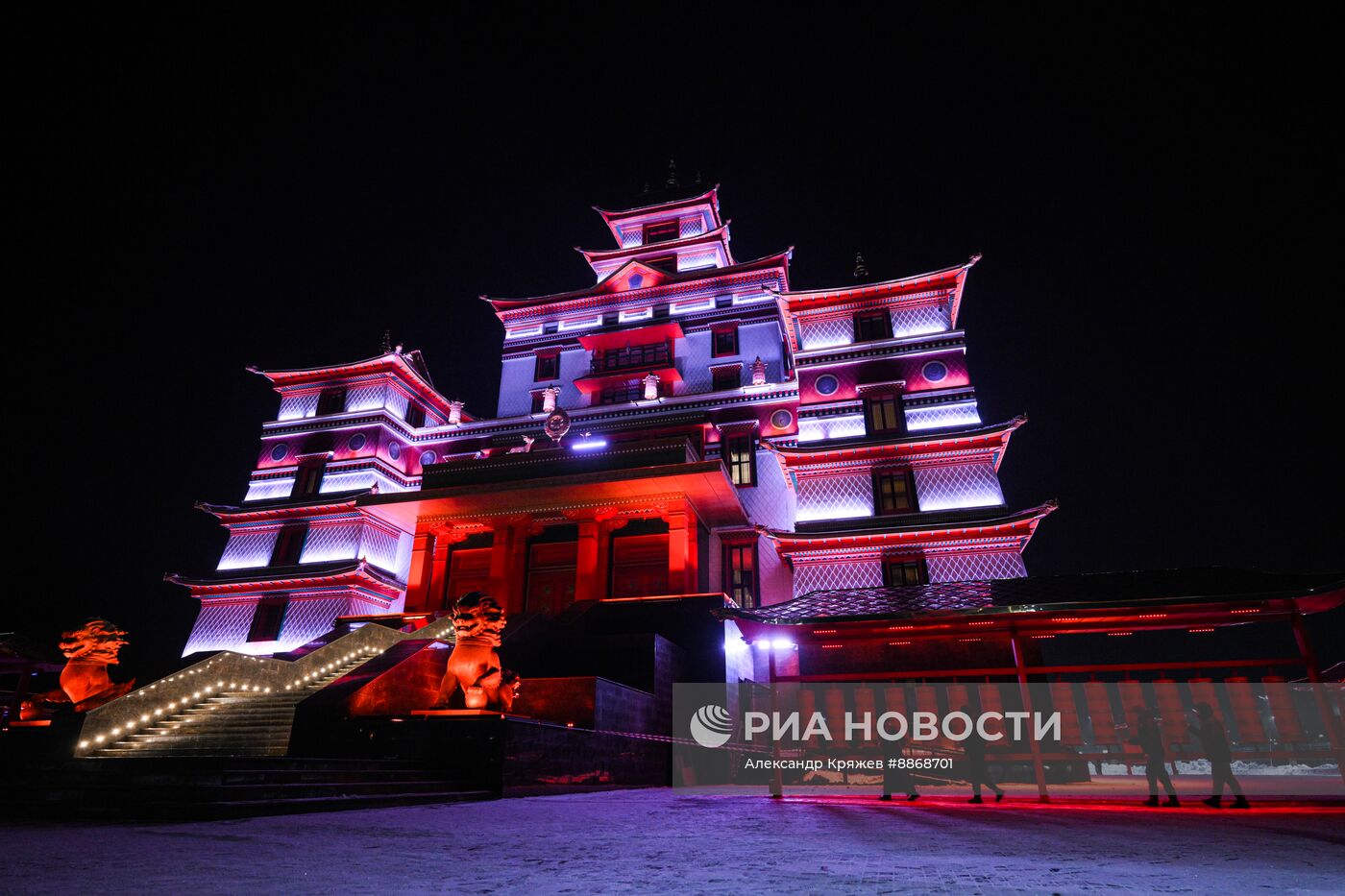 Празднование тувинского Нового года Шагаа