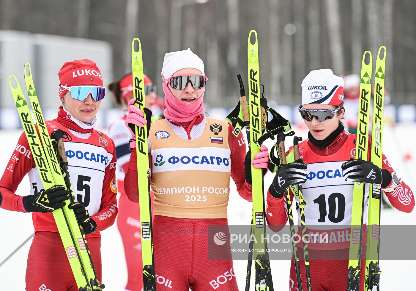 Лыжные гонки. Чемпионат России. Женщины. Скиатлон