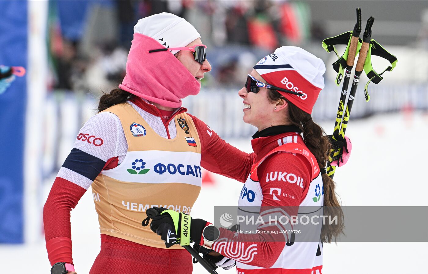 Лыжные гонки. Чемпионат России. Женщины. Скиатлон