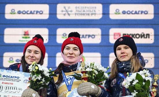 Лыжные гонки. Чемпионат России. Женщины. Скиатлон