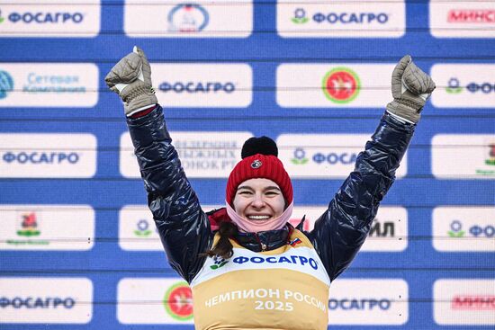 Лыжные гонки. Чемпионат России. Женщины. Скиатлон