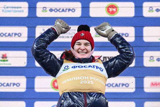 Лыжные гонки. Чемпионат России. Женщины. Скиатлон