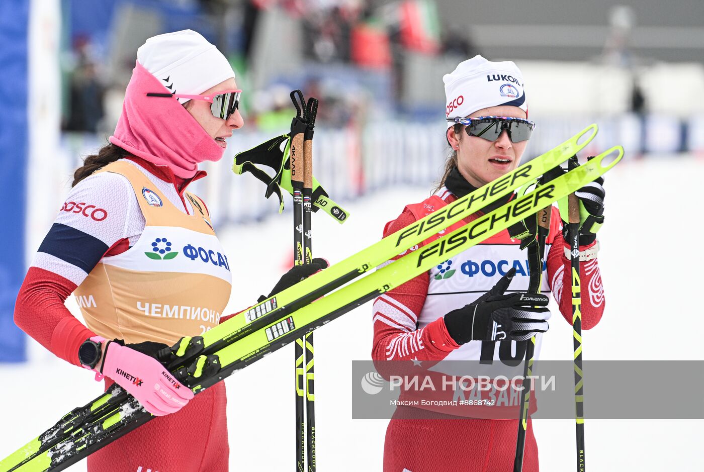 Лыжные гонки. Чемпионат России. Женщины. Скиатлон
