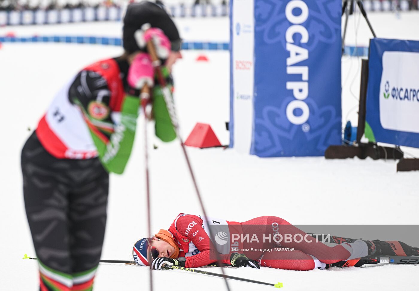 Лыжные гонки. Чемпионат России. Женщины. Скиатлон