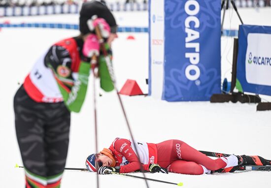 Лыжные гонки. Чемпионат России. Женщины. Скиатлон