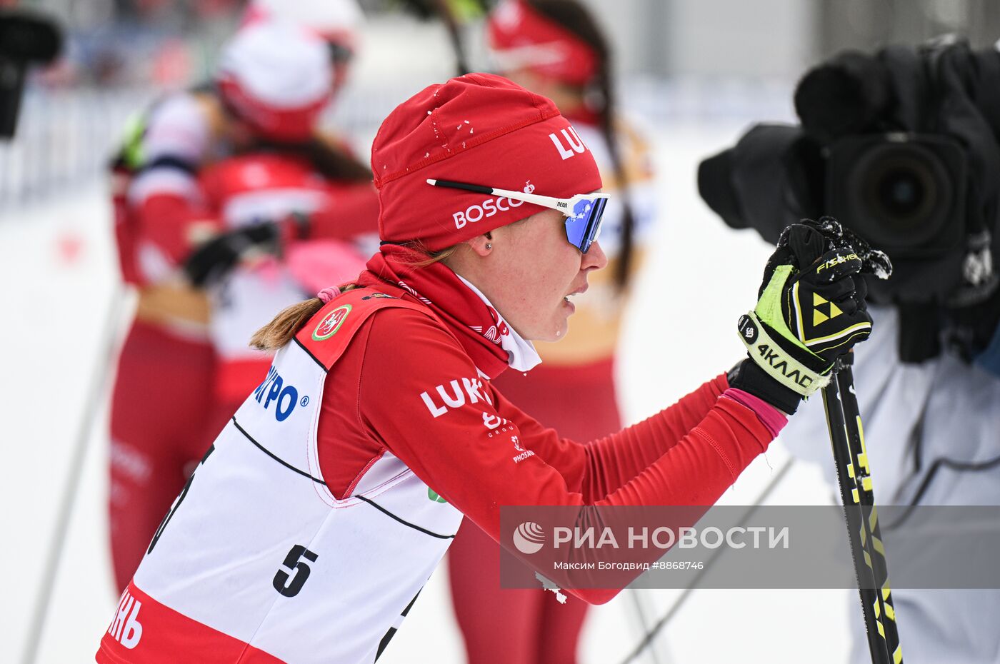 Лыжные гонки. Чемпионат России. Женщины. Скиатлон