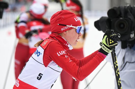 Лыжные гонки. Чемпионат России. Женщины. Скиатлон