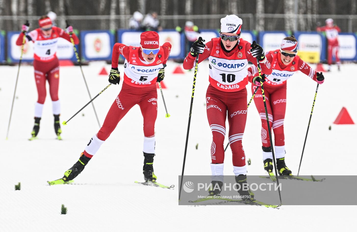 Лыжные гонки. Чемпионат России. Женщины. Скиатлон