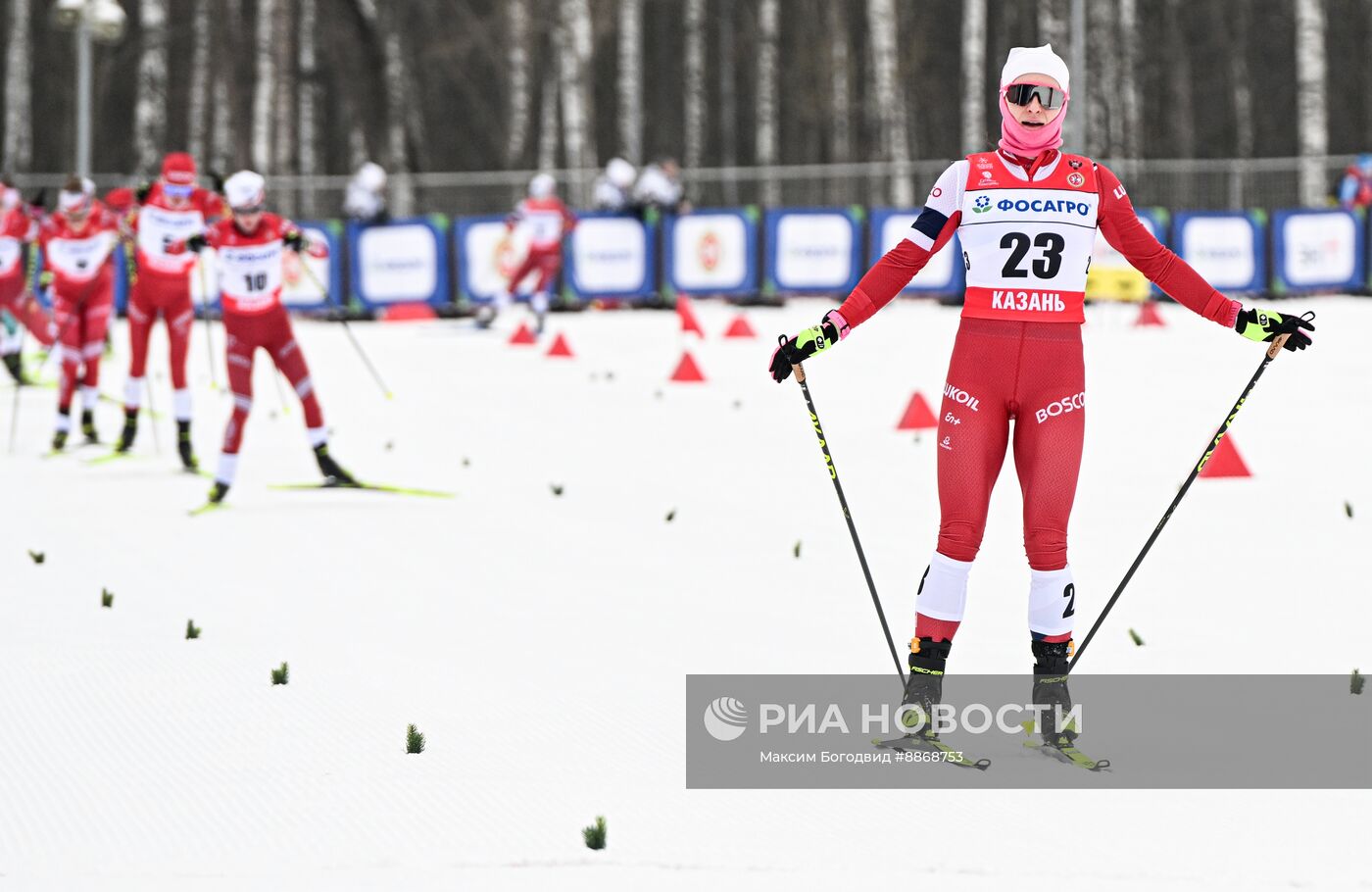 Лыжные гонки. Чемпионат России. Женщины. Скиатлон