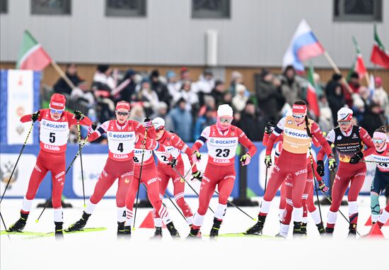 Лыжные гонки. Чемпионат России. Женщины. Скиатлон