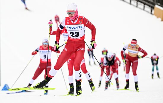 Лыжные гонки. Чемпионат России. Женщины. Скиатлон