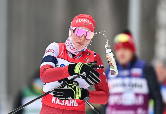 Лыжные гонки. Чемпионат России. Женщины. Скиатлон