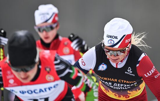 Лыжные гонки. Чемпионат России. Женщины. Скиатлон