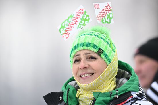 Лыжные гонки. Чемпионат России. Женщины. Скиатлон