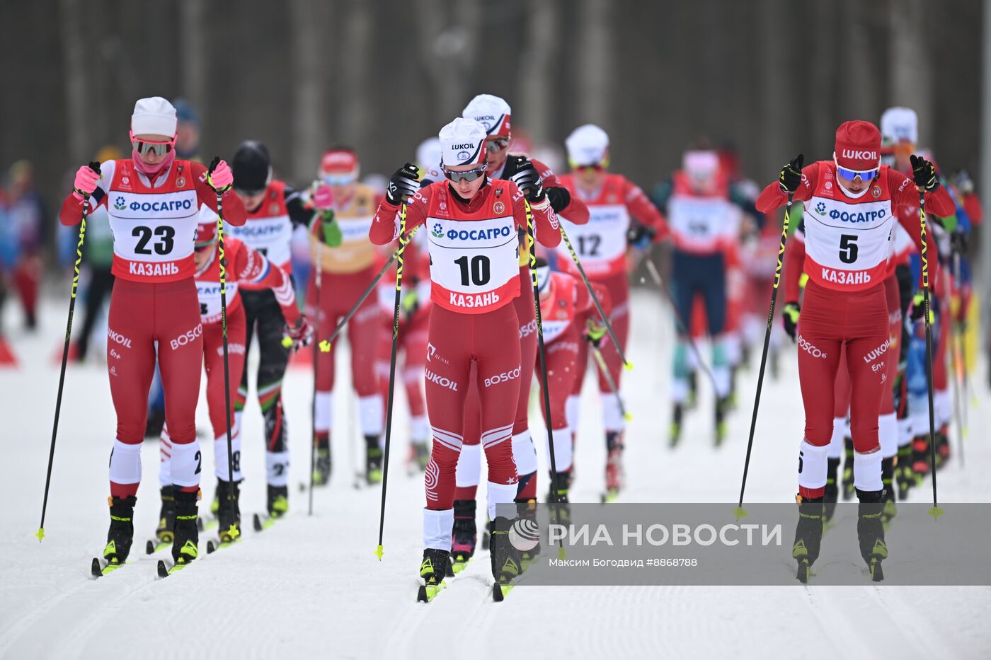 Лыжные гонки. Чемпионат России. Женщины. Скиатлон