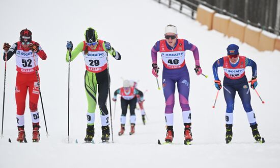 Лыжные гонки. Чемпионат России. Женщины. Скиатлон