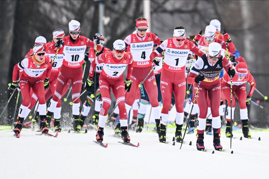 Лыжные гонки. Чемпионат России. Женщины. Скиатлон