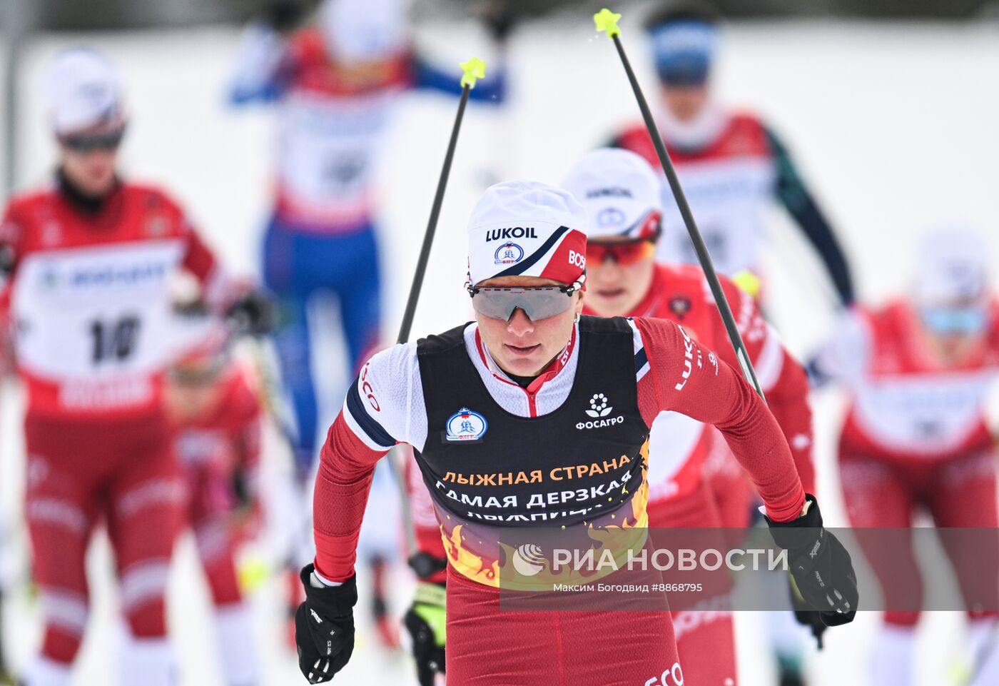 Лыжные гонки. Чемпионат России. Женщины. Скиатлон