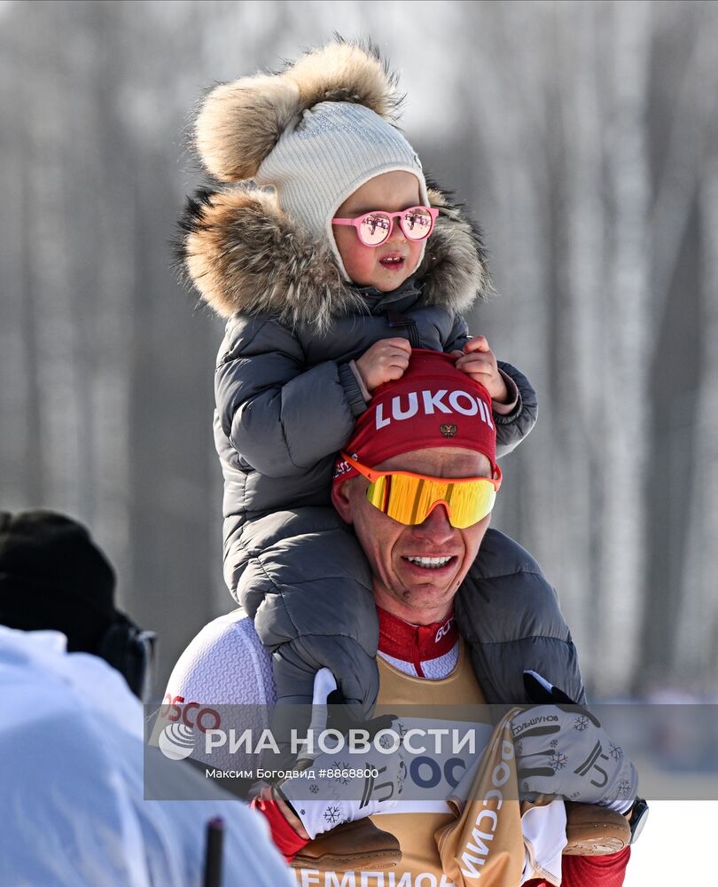 Лыжные гонки. Чемпионат России. Мужчины. Скиатлон