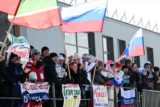 Лыжные гонки. Чемпионат России. Мужчины. Скиатлон