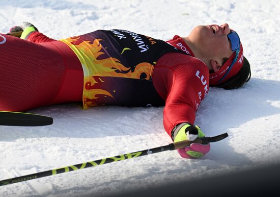 Лыжные гонки. Чемпионат России. Мужчины. Скиатлон