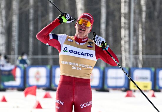 Лыжные гонки. Чемпионат России. Мужчины. Скиатлон
