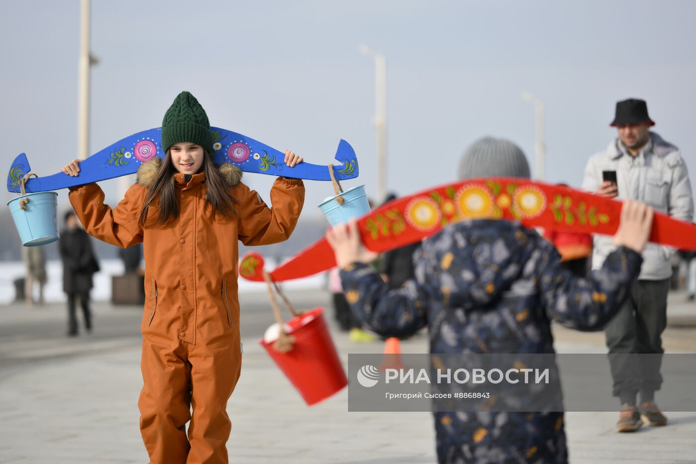 Празднование Масленицы в России