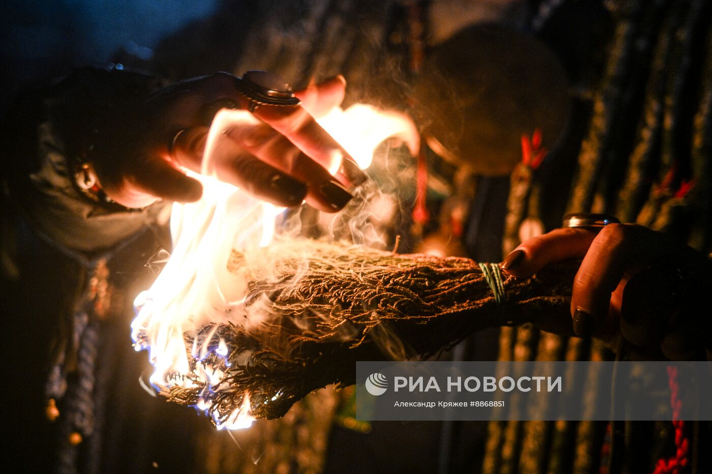 Празднование тувинского Нового года Шагаа