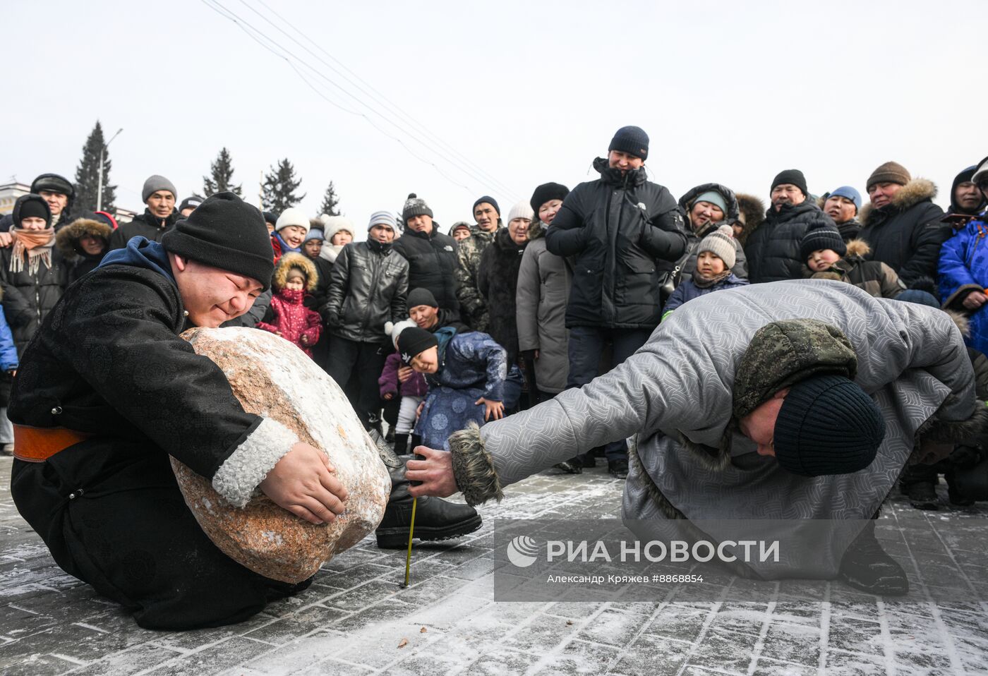 Празднование тувинского Нового года Шагаа