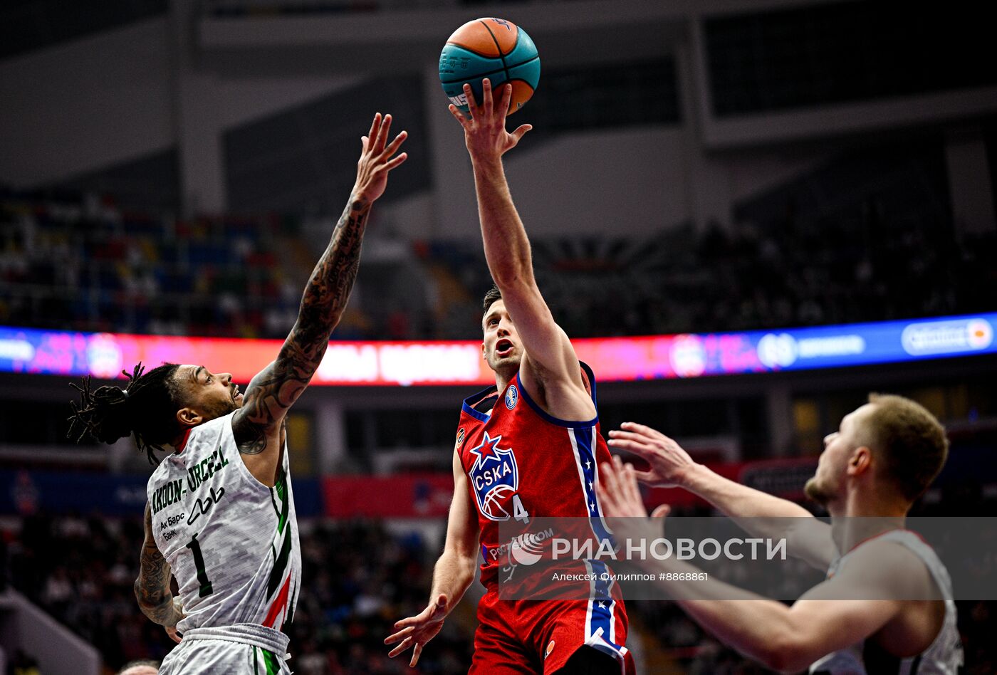 Баскетбол. Единая лига ВТБ. Матч ЦСКА - "УНИКС"