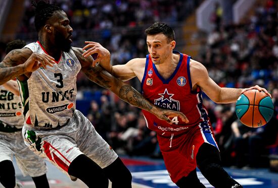 Баскетбол. Единая лига ВТБ. Матч ЦСКА - "УНИКС"