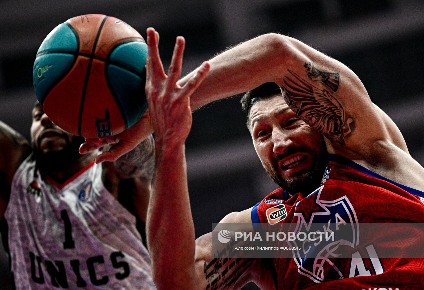 Баскетбол. Единая лига ВТБ. Матч ЦСКА - "УНИКС"