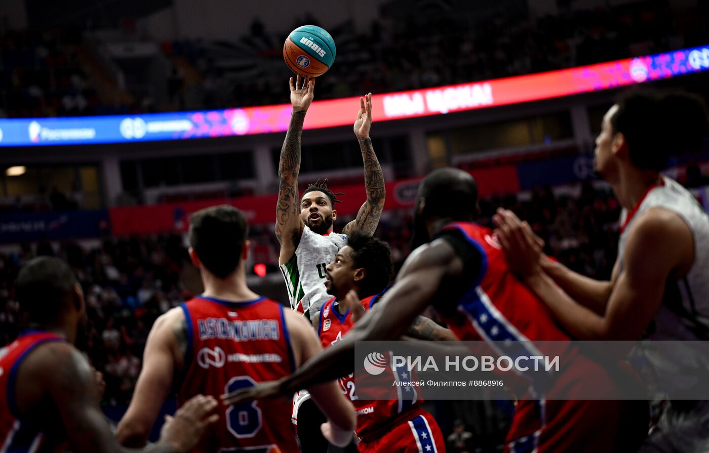 Баскетбол. Единая лига ВТБ. Матч ЦСКА - "УНИКС"