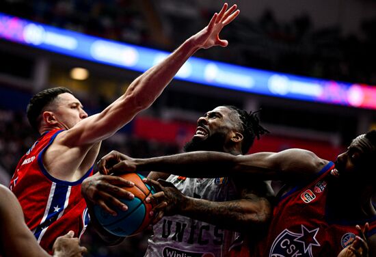 Баскетбол. Единая лига ВТБ. Матч ЦСКА - "УНИКС"