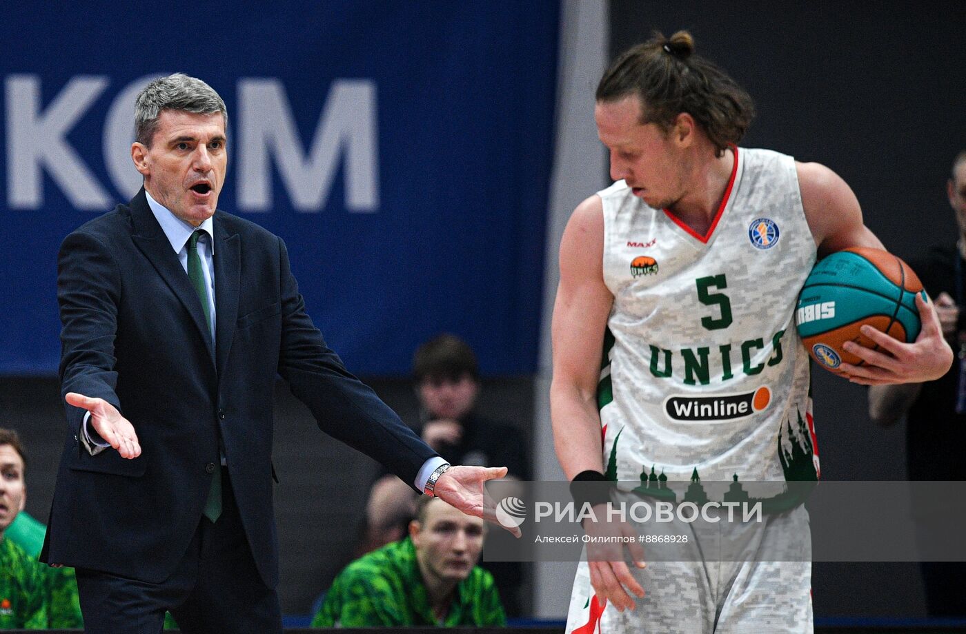 Баскетбол. Единая лига ВТБ. Матч ЦСКА - "УНИКС"