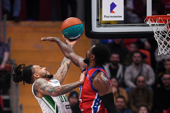 Баскетбол. Единая лига ВТБ. Матч ЦСКА - "УНИКС"