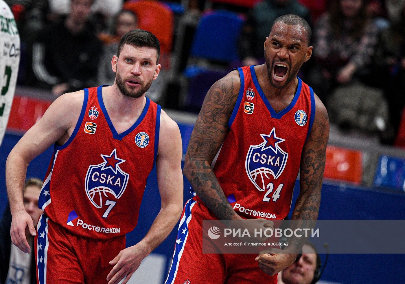 Баскетбол. Единая лига ВТБ. Матч ЦСКА - "УНИКС"