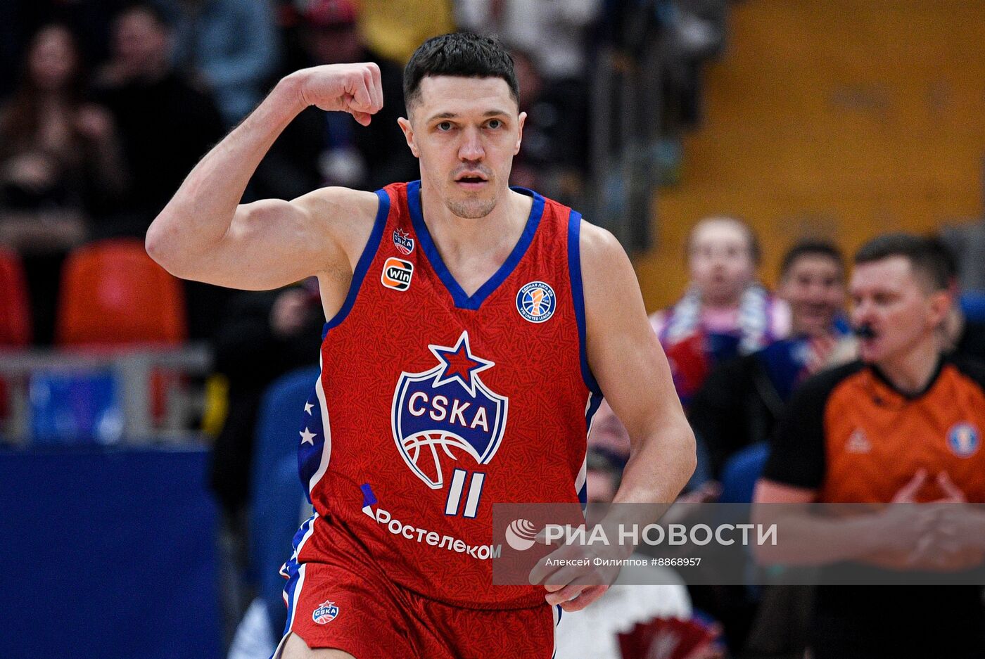 Баскетбол. Единая лига ВТБ. Матч ЦСКА - "УНИКС"