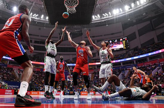 Баскетбол. Единая лига ВТБ. Матч ЦСКА - "УНИКС"