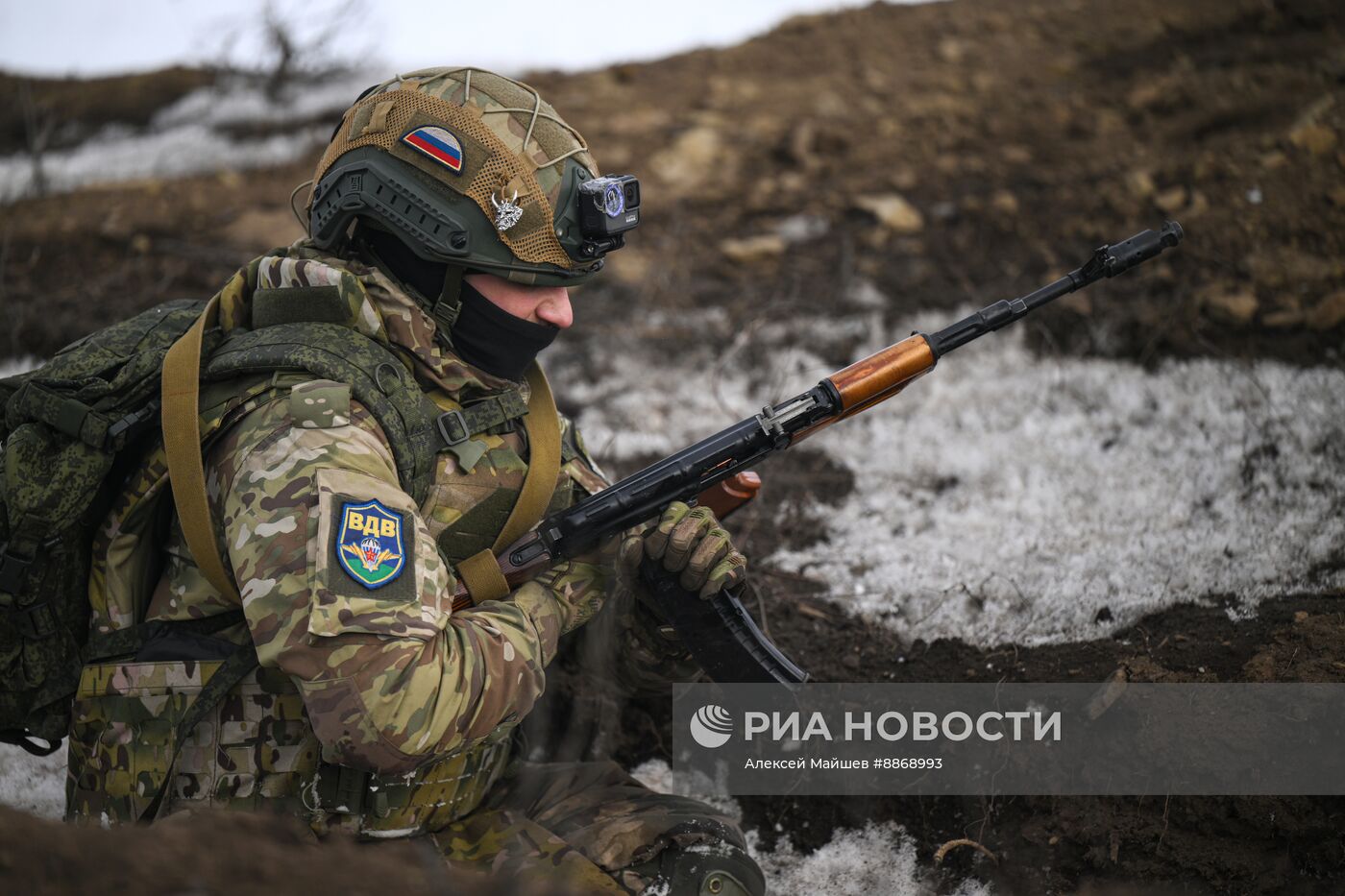 Боевая подготовка штурмовых групп ВДВ на одном из полигонов Луганского направления СВО