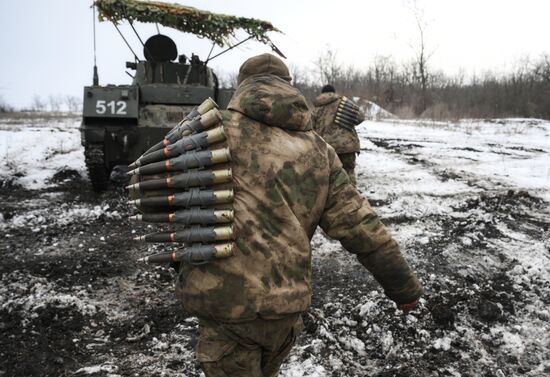 Боевая подготовка штурмовых групп ВДВ на одном из полигонов Луганского направления СВО