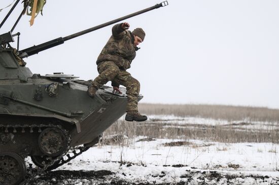 Боевая подготовка штурмовых групп ВДВ на одном из полигонов Луганского направления СВО