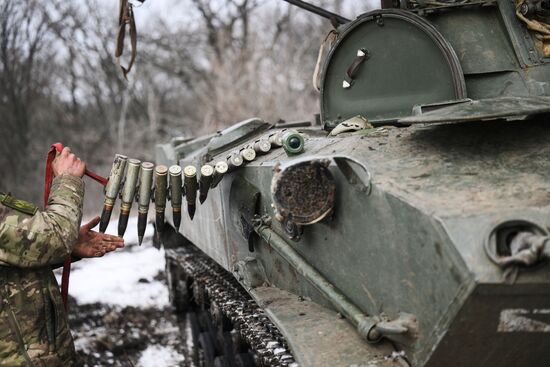 Боевая подготовка штурмовых групп ВДВ на одном из полигонов Луганского направления СВО