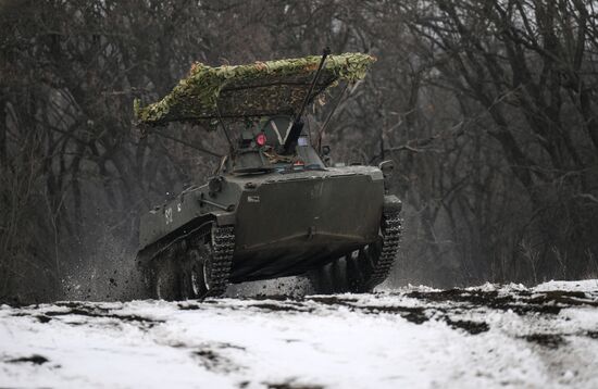 Боевая подготовка штурмовых групп ВДВ на одном из полигонов Луганского направления СВО