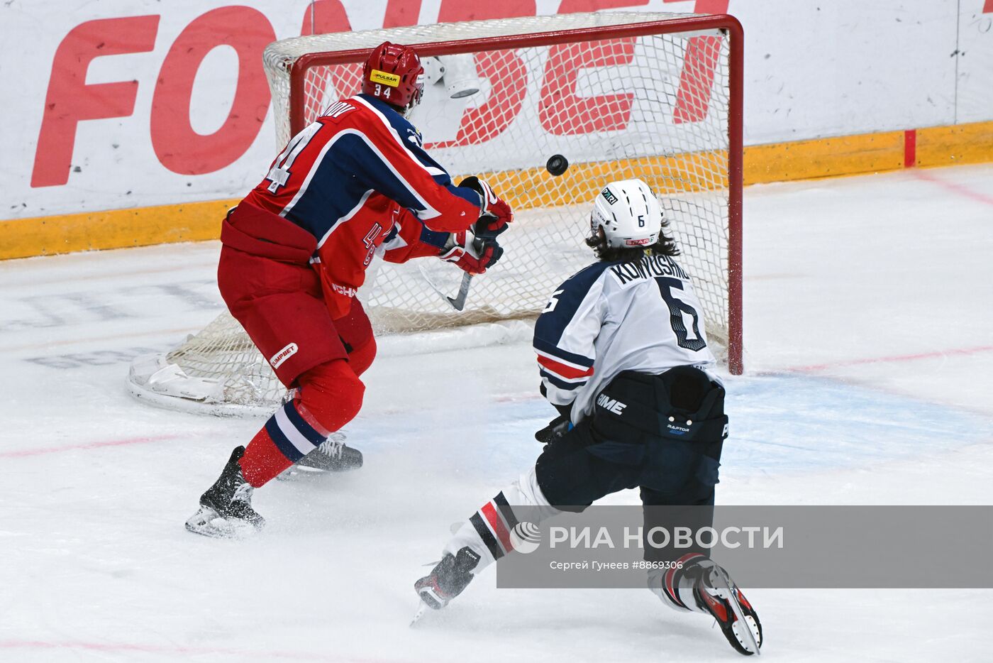 Хоккей. КХЛ. Матч ЦСКА - "Торпедо"