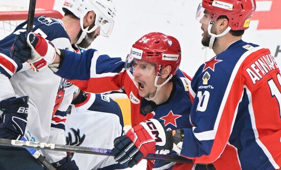 Хоккей. КХЛ. Матч ЦСКА - "Торпедо"