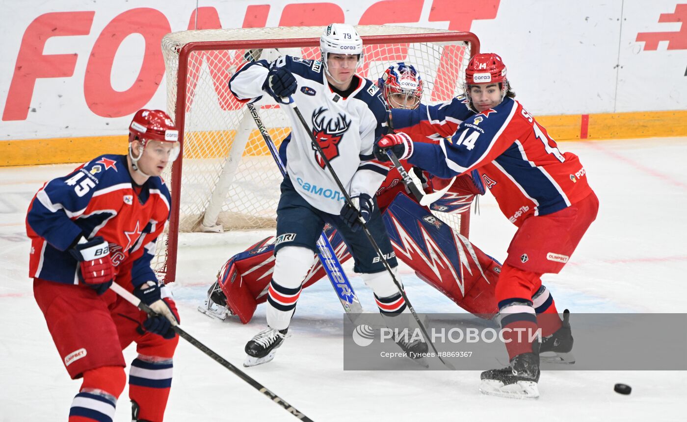 Хоккей. КХЛ. Матч ЦСКА - "Торпедо"